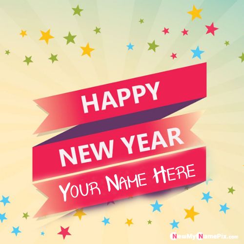 Happy New Year 2021 Wishes Image With Name