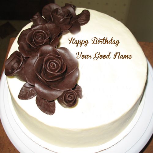 Triple Chocolate Rose Cake | Chocolate Cake Online - Levanilla ::