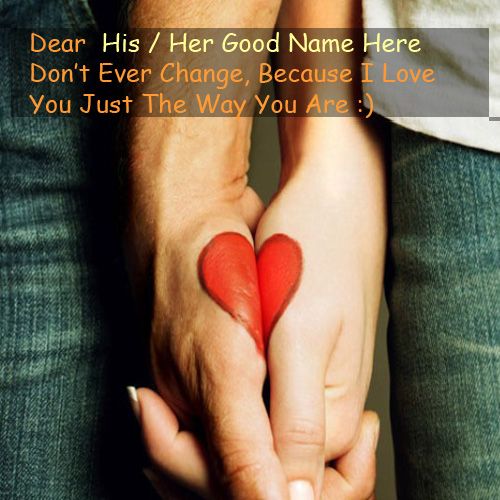Love Heart On Couple Hand Name Picture - Couple Name Pics