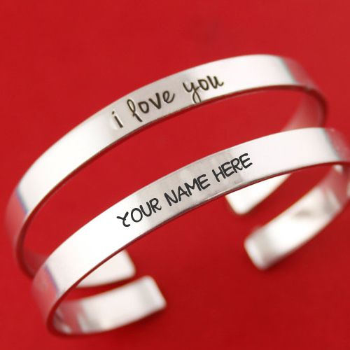 Love you hand bracelet for girl name writing pictures create