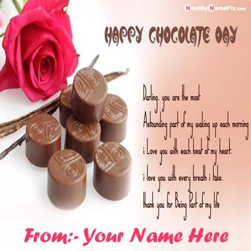 Online My Name Happy Chocolate Day Images Download