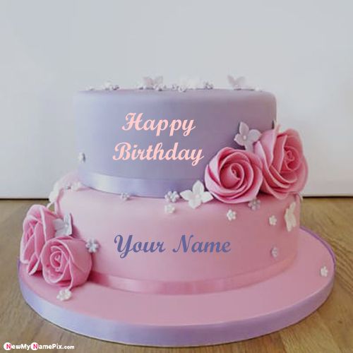 Birthday Cake With Name Wishes Photo Frame Create Image Editor