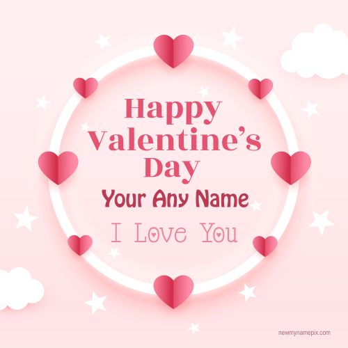 Happy Valentines Day Name Wishes Photo 2023 Download Free WhatsApp Status