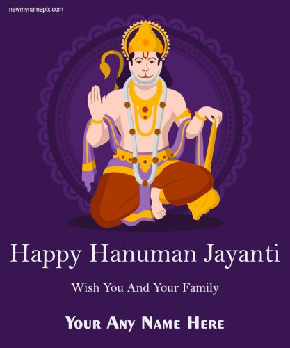 2024 Happy Hanuman Jayanti Pictures Editing Online Name Wishes