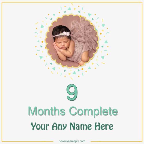 9 Months Old Baby Photo Upload Template Editing Online Free Options