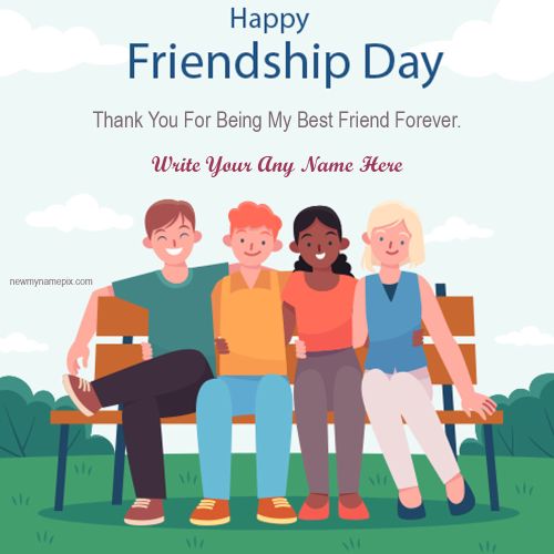 2023 Happy Friendship Day Greeting Card Maker Online