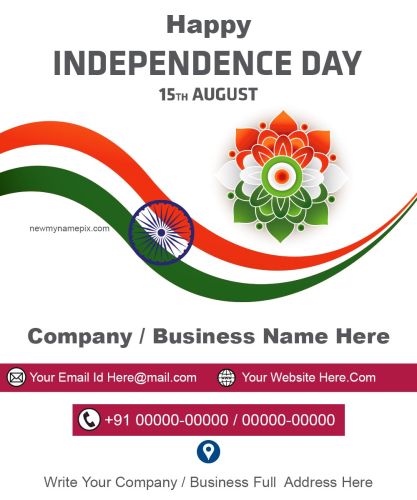 Company Details 2024 Happy 15th August Wishes Custom Create Free