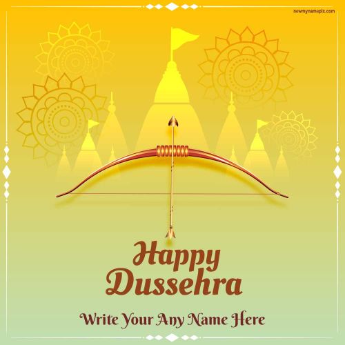 2023 Happy Dussehra Festival Wishes With Name