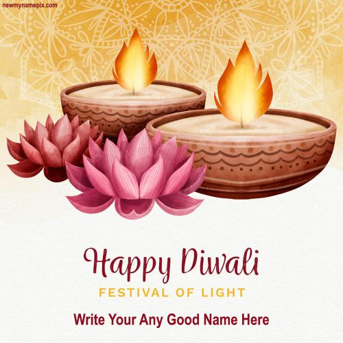 Design Template Diwali Wishes Images With Name 2023