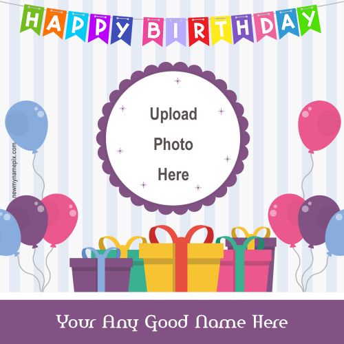 Unique Birthday Card Wishes Free Edit Photo Maker Tools