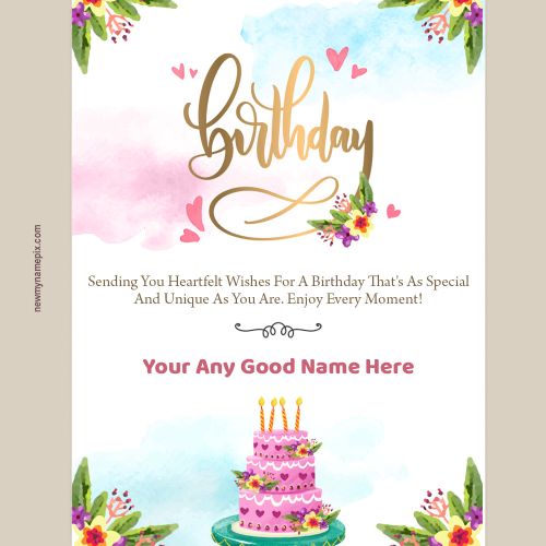 Perfect Birthday Celebration Greeting Card Maker Tools Free