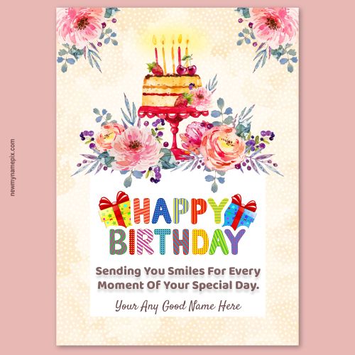 Personalized Name Wishes Birthday Best Greetings Pictures Free