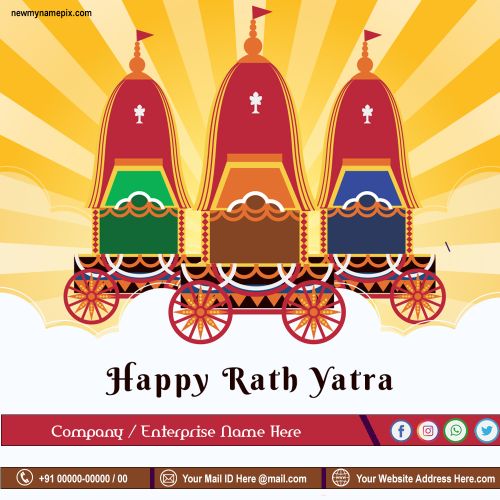 Online Enterprise Details Writing Rath Yatra Pictures Download Easily