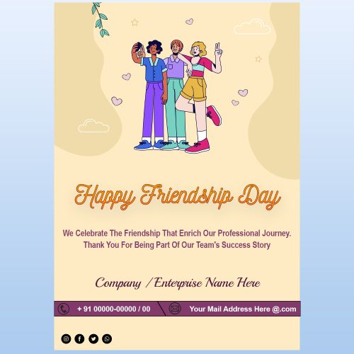 Business Marketing Friendship Day Wishes Image Download