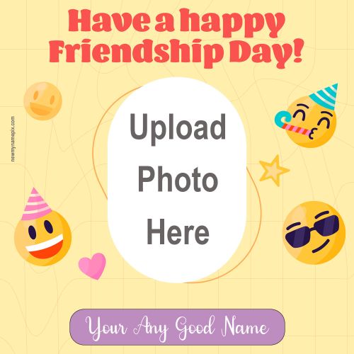 Photo Frame Editor Tools 2024 Happy Friendship Day Wish You