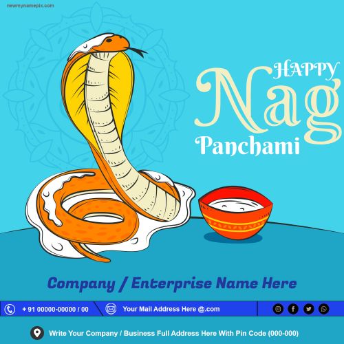 Company Name With Details Editing Festival Nag Panchami Pics