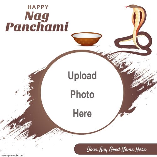 Easy To Use Template Happy Nag Panchami Wishes 2024 Frame