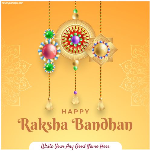 Raksha Bandhan Wishes With Name