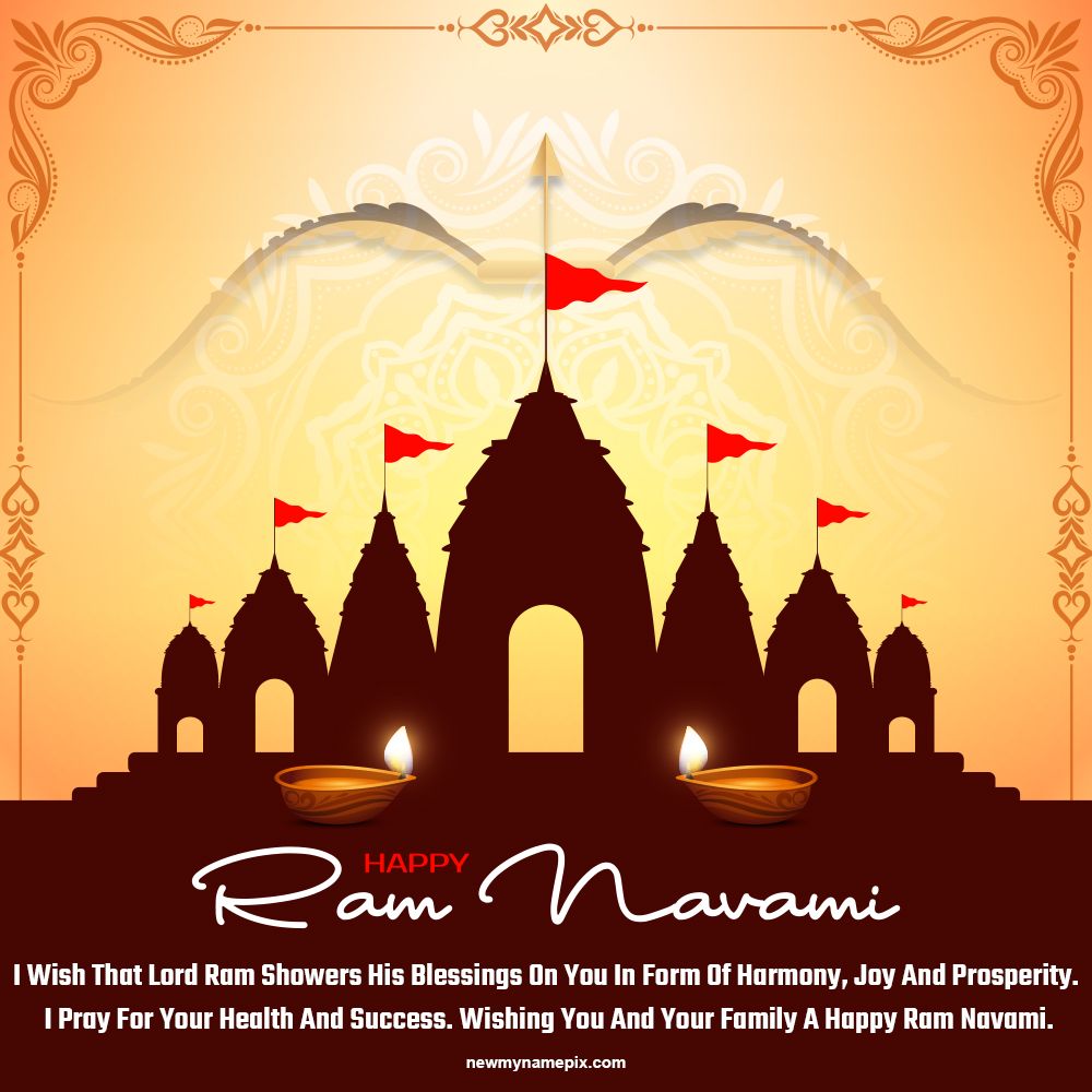 Happy Ram Navami Greeting Pictures HD Free